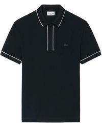 Lacoste - Piped-Trim Polo Shirt - Lyst