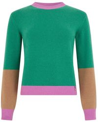 Herno - Pull Colour Block À Manches Longues - Lyst