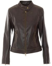 Liu Jo - Buckle-Detail Zip-Fastening Jacket - Lyst