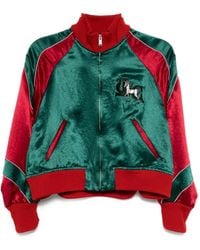 Undercover - Unicorn-Embellished Satin Bomber Jacket - Lyst