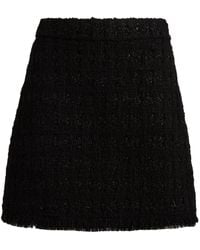 Tory Burch - Tweed Mini Skirt - Lyst