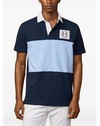 Hackett - Colour-Blocked Rugby Shirt - Lyst