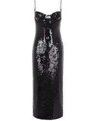 16Arlington - Che Paillette-Embellished Midi Dress - Lyst