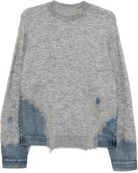 JNBY - Trui Met Denim Patch - Lyst