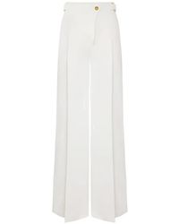 Elisabetta Franchi - Straps Pallazo Pants - Lyst