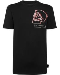 Philipp Plein - Camiseta con cuello redondo y estampado Skull - Lyst