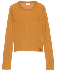Saint Laurent - Cassandre Sheer Top - Lyst