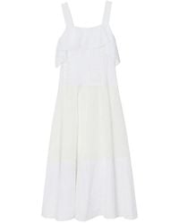 3.1 Phillip Lim - Ruffled Panelled Midi Dress - Lyst