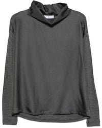 Whyci - Funnel-Neck T-Shirt - Lyst