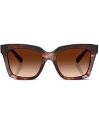 Dolce & Gabbana - Oversized Tortoiseshell Sunglasses - Lyst