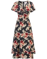 Cinq À Sept - Antonetta Wilted Poppy Maxi Dress - Lyst