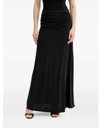 Guess - Gathered Maxi Skirt - Lyst