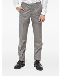 Corneliani - Pressed-Crease Cotton Chino Pants - Lyst