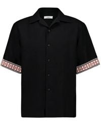 Commas - Braided Camp-Collar Shirt - Lyst
