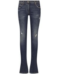 Dolce & Gabbana - Mid-Rise Slim-Fit Jeans - Lyst
