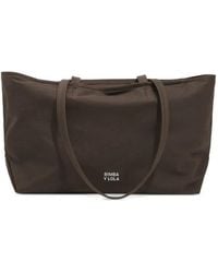 Bimba Y Lola - Grand Cabas Enduit Foncé - Lyst