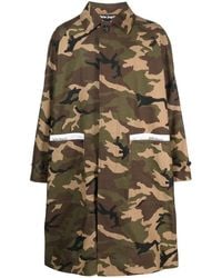 Palm Angels - Sartorial-tape Camouflage-print Coat - Lyst