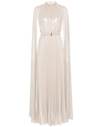 Nissa - Cape-Design Maxi Dress - Lyst