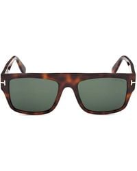 Tom Ford - Tortoiseshell Square Frame Sunglasses - Lyst