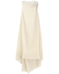 LAMRONS - Knot-Detail Sleeveless Dress - Lyst