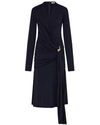 Ferragamo - Midi Wrap Dress - Lyst
