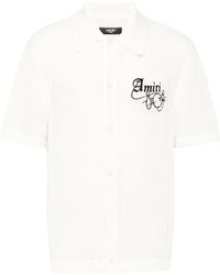 Amiri - Bowling Crochet Polo Shirt - Lyst