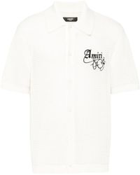 Amiri - Pullover Mit Logo-Stickerei - Lyst