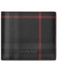 Burberry - Logo-Detail Bi-Fold Wallet - Lyst