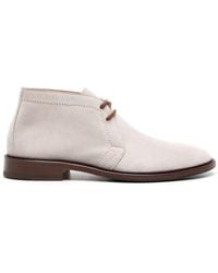 SCAROSSO - Gary Suede Boots - Lyst