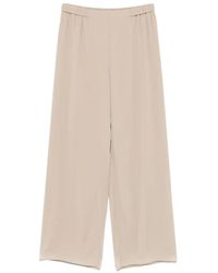 Marina Rinaldi - Gamba Elasticated-Waistband Palazzo Pants - Lyst