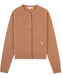 Sporty & Rich - Button Embroidered Cardigan - Lyst