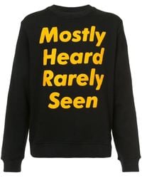 Mostly Heard Rarely Seen - Felpa Con Logo Stampato - Lyst