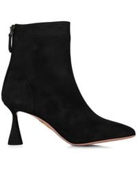 Aquazzura - Amore Suede Ankle Boots - Lyst