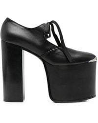 Enfants Riches Deprimes - Round-Toe Lace-Up Pumps - Lyst