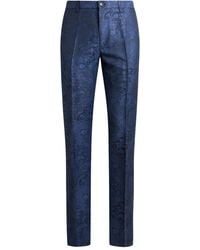 Etro - Jacquard Paisley-Motif Trousers - Lyst