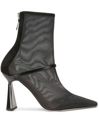 Malone Souliers - Pointed-Toe Mesh Ankle Boots - Lyst