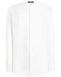 Dolce & Gabbana - Silk Twill Martini Shirt - Lyst