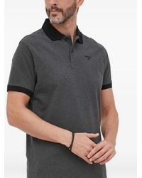 Barbour - Contrast-Collar Polo Shirt - Lyst