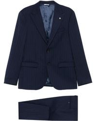 Manuel Ritz - Pinstripe Single-Breasted Suit - Lyst