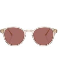 COACH - Round-Frame Sunglasses - Lyst