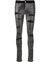 Philipp Plein - Skinny-Jeans mit Kristallen - Lyst