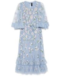 Needle & Thread - Sequin Dandelion Gloss Ballerina Dress - Lyst