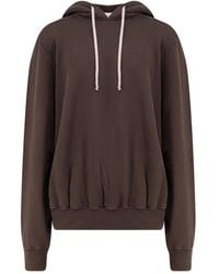 Rick Owens - Oversized Hoodie Organic Cotton Sweatshirt - Lyst