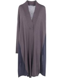 Pierantoniogaspari - Colour-Block Button-Fastening Cardigan - Lyst