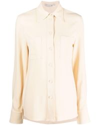 Stella McCartney - Pointed-collar Button-up Shirt - Lyst