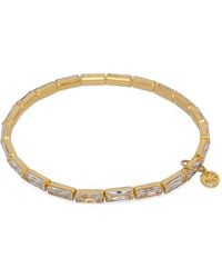 Michael Kors - Baguette-Cut Crystal-Embellished Bracelets - Lyst