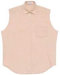 Acne Studios - Sleeveless Silk Blouse - Lyst