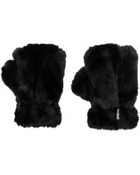 Apparis - Ariel Faux-Fur Fingerless Gloves - Lyst