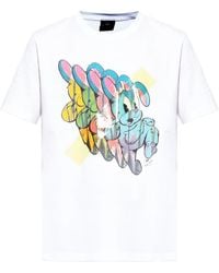 Paul Smith - Crewneck Graphic T-Shirt - Lyst