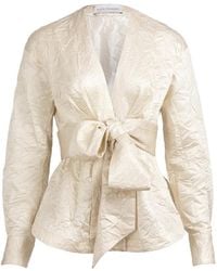 Silvia Tcherassi - Saanvi Bow-Detail Blouse - Lyst
